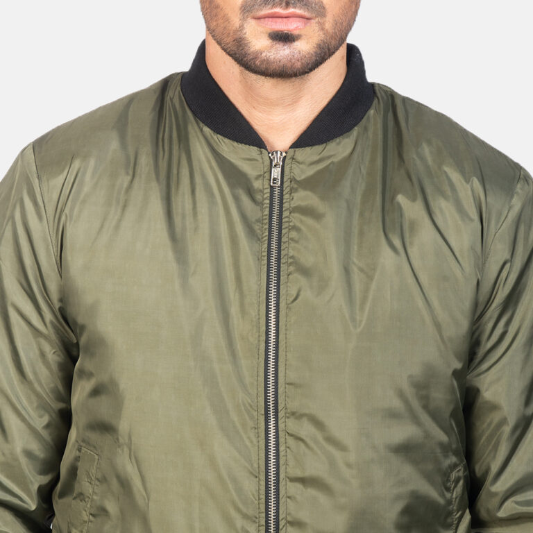 Mens Green Bomber Jacket1098-9-1599209098820